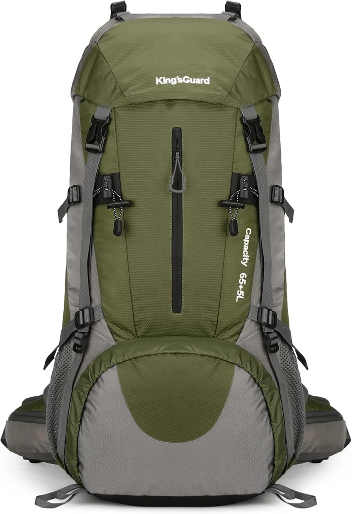 70L Camping Hiking Backpack with Rain Cover Waterproof Backpacking Backpack for Hiking Treeking Climbing Outdoor