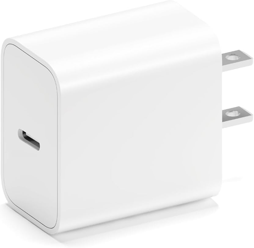 USB C Charger Block for Apple iPhone Air 15 16 17 Pro Max, 20W 12V USB C Fast Charging Cube Plug Power Adapter Compatible with iPhone Air 17 16e 15 14 13 12 11 XS Max SE 8 Plus 7 6 iPad, 1Pack, White
