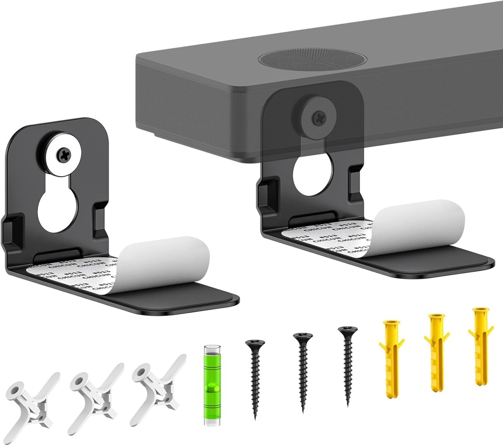 notiela Soundbar Wall Mount for LG Soundbar Mount Space Saving Soundbar Mount Under TV or Above TV for LG SK1 SK5 SK6 SK8 SK4Y SK5Y SK6Y SP2 Sound Bar Shelf
