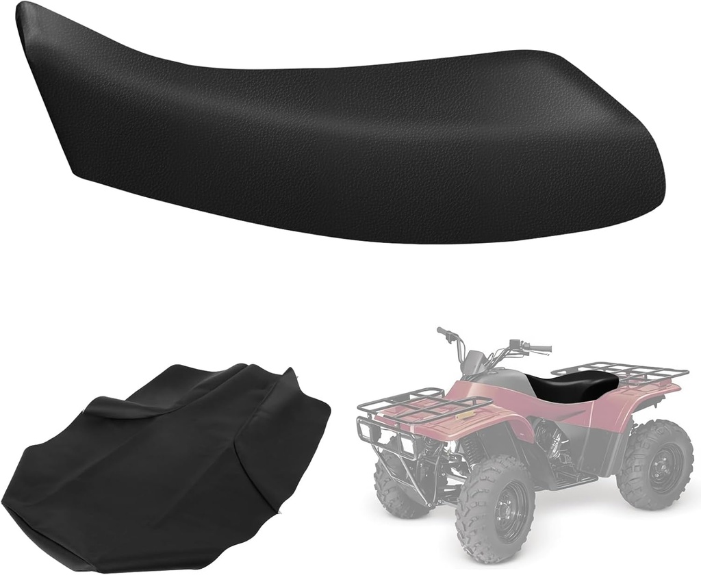 Leather Seat Cover Replacement for Arctic Cat 4X4 2X4 1996-2005 250 300 400 454 500 Bearcat TRV 342 ATV Seat Accessories Black