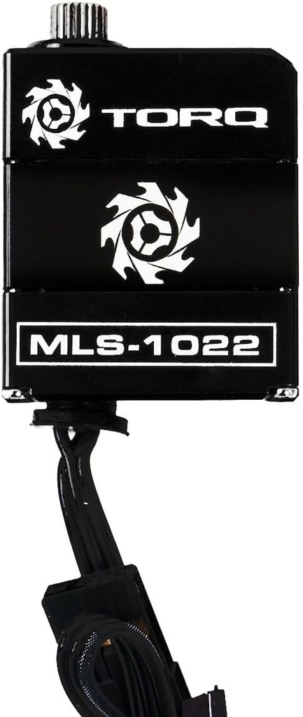 TORQ MLS-1022 High Torque Micro Servo 5.0V - 8.4V with CNC Servo Mounts & Arms - Remote Control Car, RC Car, RC Crawler Axial SCX24 Electronics Upgrades RC Servos (HELIDIRECT) (Black)