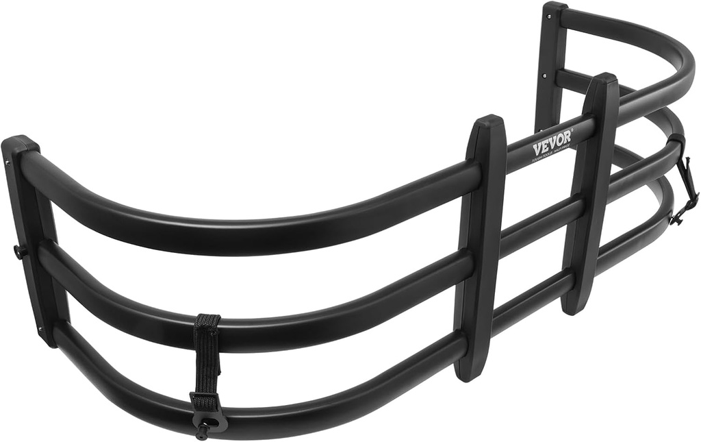VEVOR Truck Bed Extender, for Ford Super Duty, Dodge Ram 1500/2500/3500, Toyota Tundra, Nissan Titan, Chevrolet Silverado, GMC Sierra, Aluminum 55.5"-68" Retractable Tailgate Extender, Drill Required