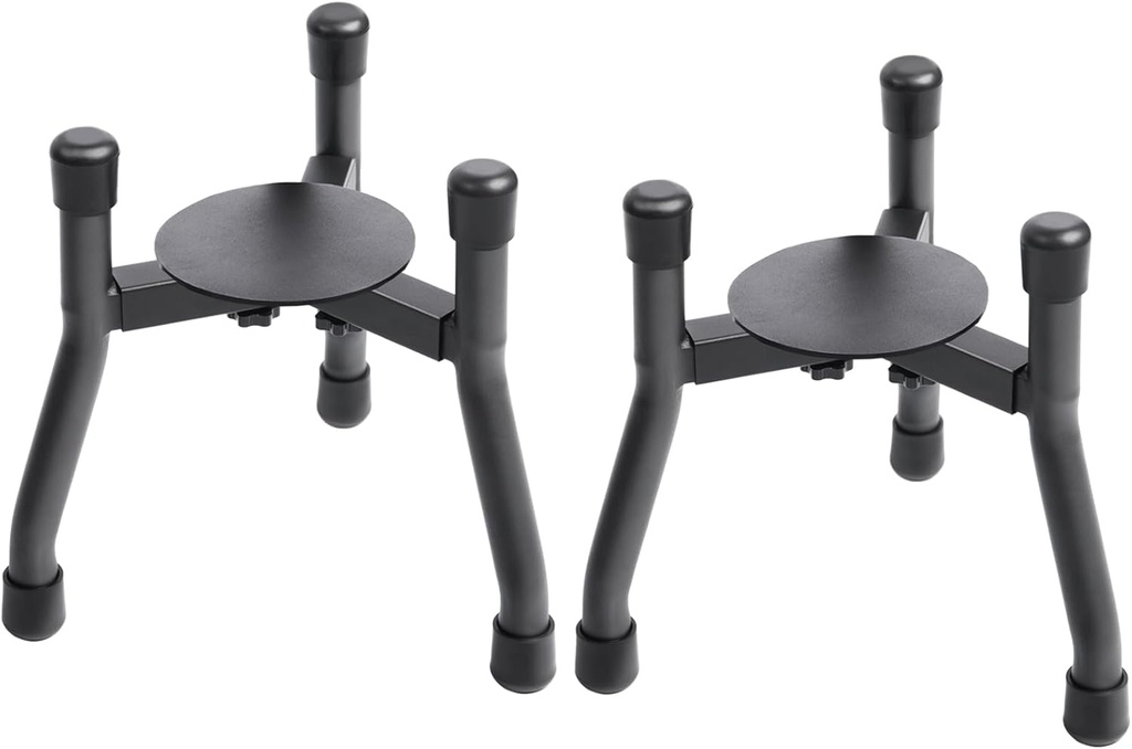 Elevated Dog Bowls [ 2 Pack ], Adjustable Metal Raised Raised Dog Bowl Stand for Medium & Large Dogs, Adjustable Wide 6.3"-10.2",3 Height Adjustment(Bowl Not Included)