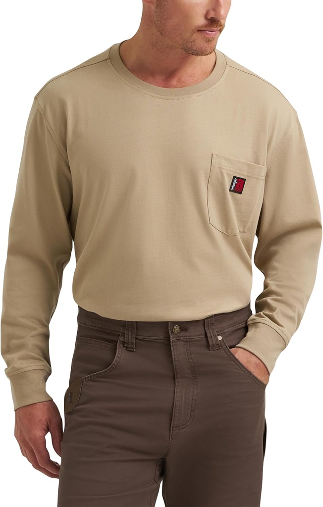 Wrangler Men's Long Sleeve Crew Tee