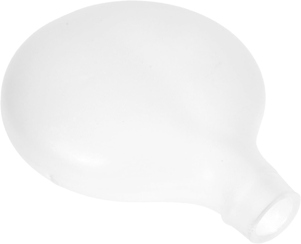 SAFIGLE Small Frosted Lamp Shade Replacement Round Glass Cover for Indoor Lighting Fixtures Compatible with Chandeliers Bedside Lamps Ceiling Fans Dust Easy to Install